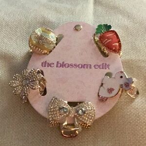 NWT Lot of 5 Assorted Hair Clips Brand New With Tags Sparkle & Shine Fun to Wear